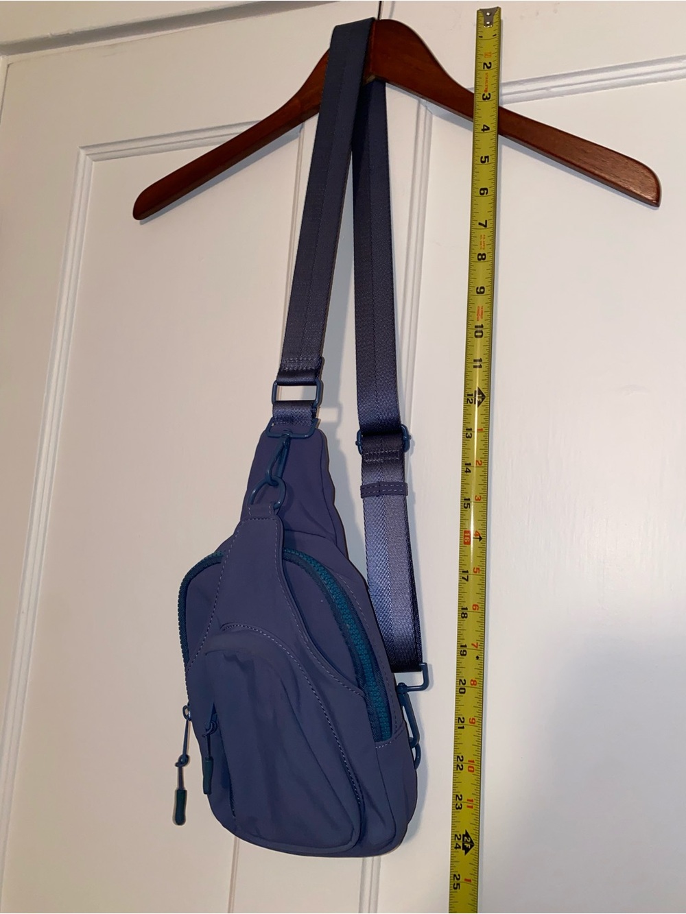 Crossbody / shoulder mini bag light blue